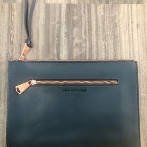 Aimee Kestenberg Sicily Pouch Marine Blue EUC